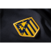 2016/17 Atletico Madrid #7 Antoine Griezmann Black Away Authentic Jersey - 16/17 La Liga Soccer Shirt