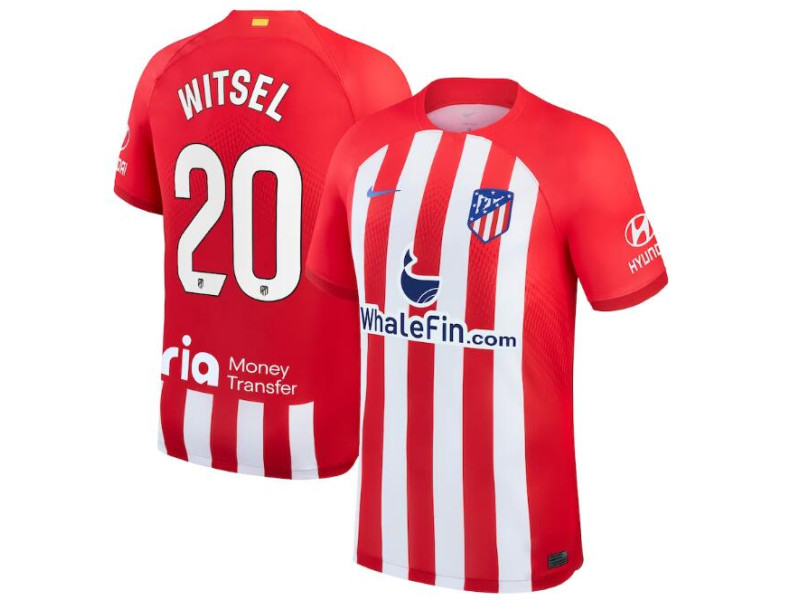 Youth 2023-24 Atletico de Madrid Witsel 20 Home Red Replica Jersey